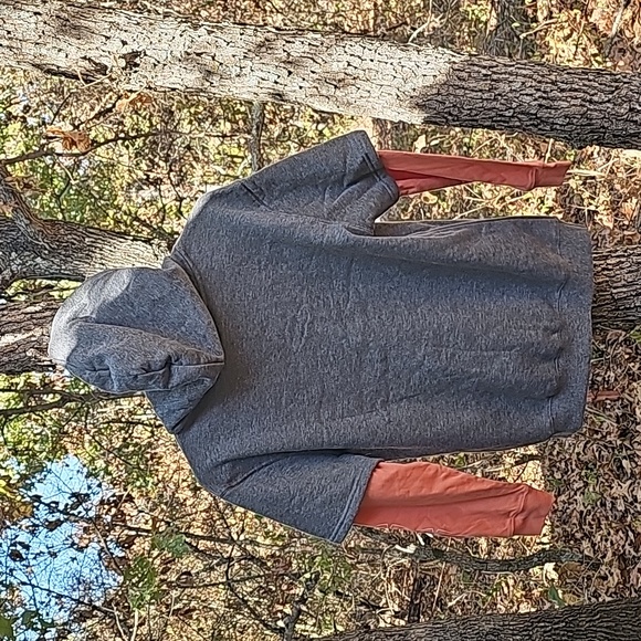 Marvel Spiderman Boys Size Large Gray Pullover Hoodie with Kangaroo Pocket New - Picture 3 of 13